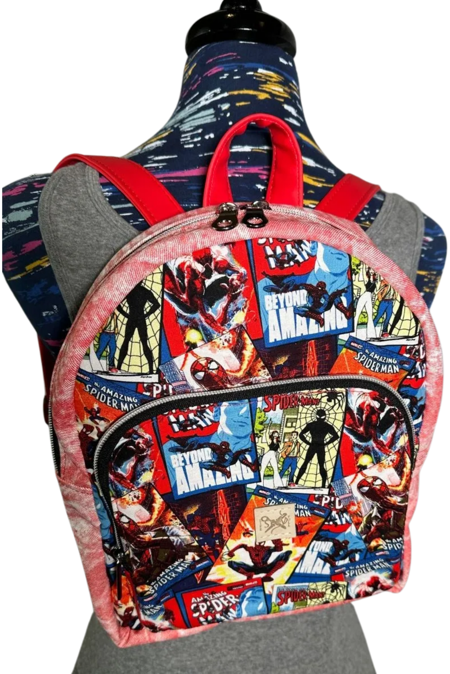 Comic Book Themed Mini Backpack